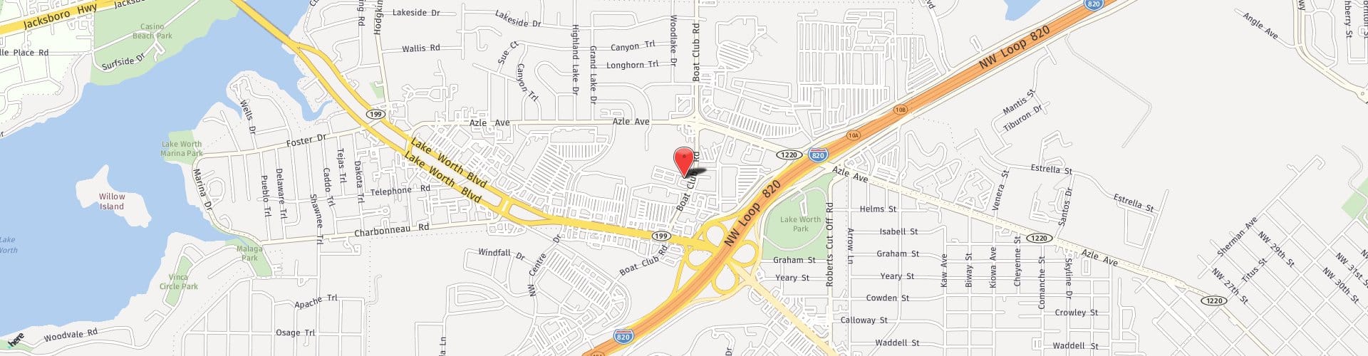 Location Map: 3963 Boat Club Rd Lake Worth, TX 76135